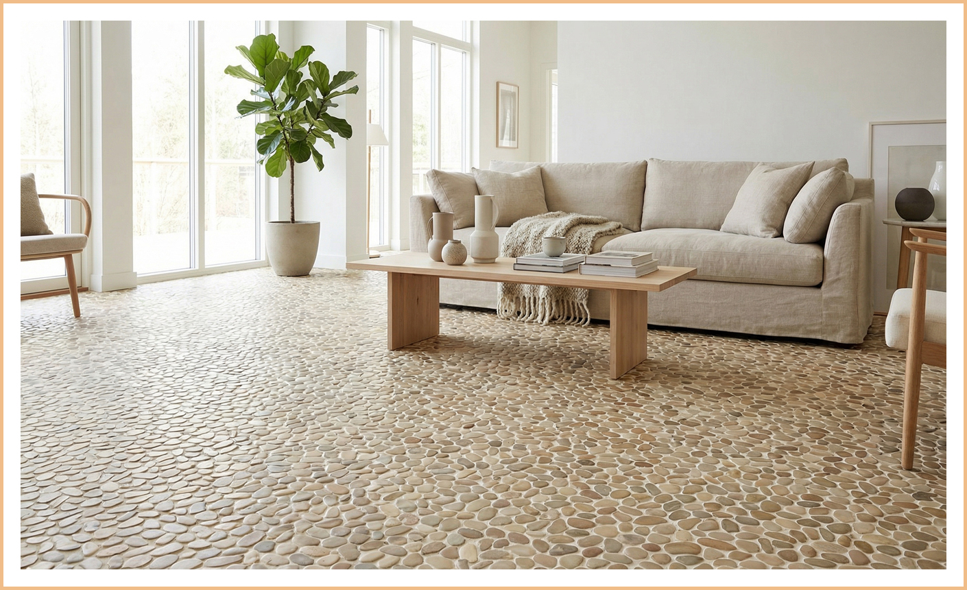 Kieselstein Mosaikfliesen