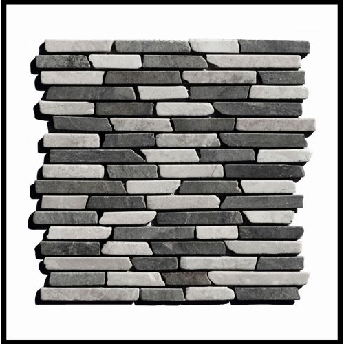 1 qm - ST-437 - Mosaik - Naturstein - Wand-Verkleidung - Wandverblender - Marmor-Mosaik