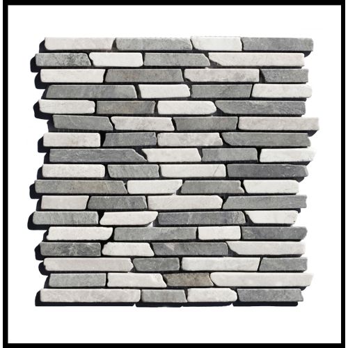 1 qm - ST-435 - Mosaik - Naturstein - Wand-Verkleidung - Wandverblender - Marmormosaik