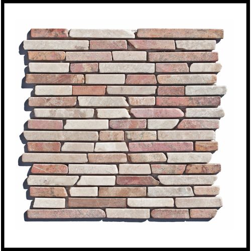 1 qm - ST-434 - Mosaik - Naturstein - Wand-Verkleidung - Wandverblender - Marmor-Mosaik