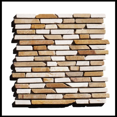 1 qm - ST-436 - Mosaik - Naturstein - Wand-Verkleidung - Wandverblender - Marmormosaik