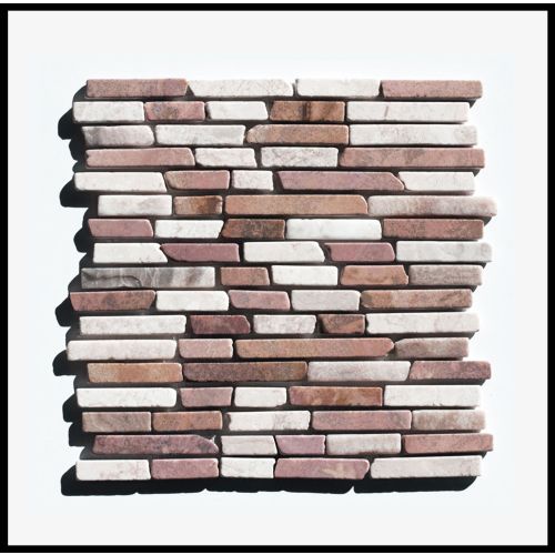 1 qm - ST-440 - Mosaik - Naturstein - Wandverkleidung - Wandverblender - Marmormosaik - Natural Stone Wall Cladding