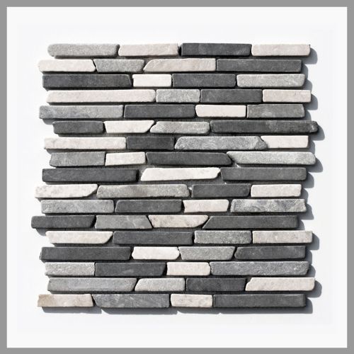 1 Mosaikfliese - ST-441 - Mosaikfliesen - Naturstein - Fliesen - Marmor - Wand-Design - Wand-Verblender