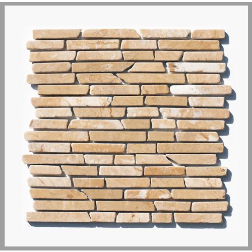 1 Mosaikfliese Marmor Gelb Wandfliesen Natursteinfliesen - ST-442 - 
