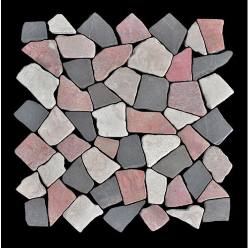 1 qm - M-015 - Mosaik - Fliesen - Bruchstein-Mosaik - Marmor-Mosaik