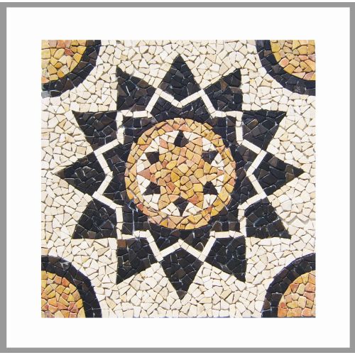 RO-001 - Marmor Mosaik Rosone - Mosaikfliesen - Wand-Design - Boden-Design - Naturstein