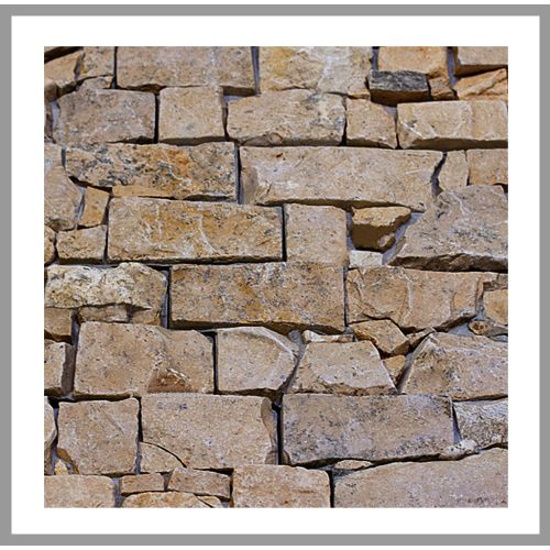 1 Muster - W-002 - Travertin - Wandverkleidung - Wanddesign - Steinwand - Naturstein - Wall-Design