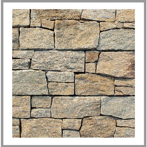 1 Muster - W-003 - Granit - Wanddesign - Steinwand - Wall Design - Naturstein-Wand