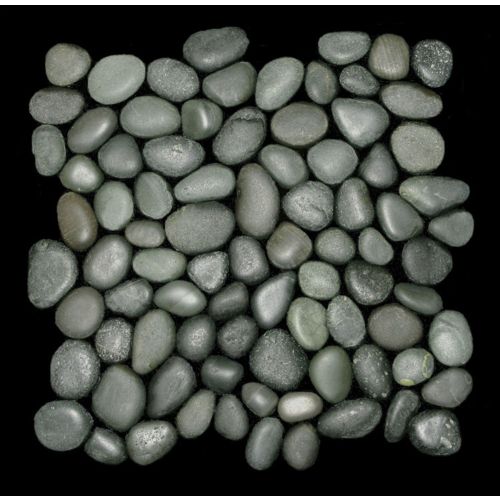 1 Mosaikfliese - SL-T120 - Italian Olives - Kieselmosaik - Naturstein-Mosaik - Bodenfliesen - Wandfliesen
