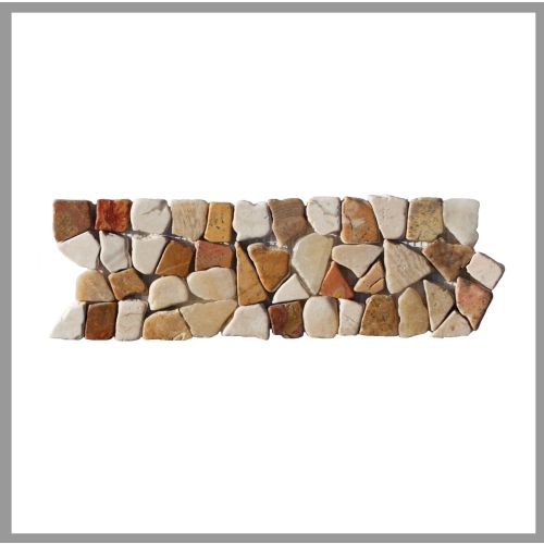 1 Bordüre - BO-335 - Marmor - Onyx - Mosaik-Fliesen - Naturstein -