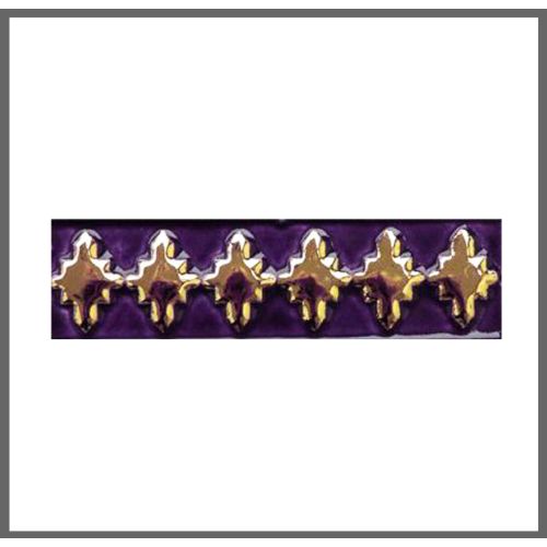 1 Fliese - Wand-Design - Design Fliesen - Lila Gold Small - Design Tiles
