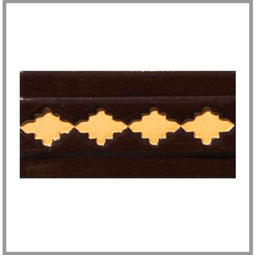 1 Fliese - Wand-Design - Design Fliesen - Schoko Rosenholz Breit - Design Tiles