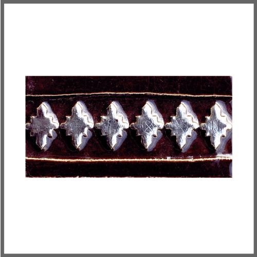 1 Fliese - Wand-Design - Design Fliesen - Schoko Silber Breit - Design Tiles