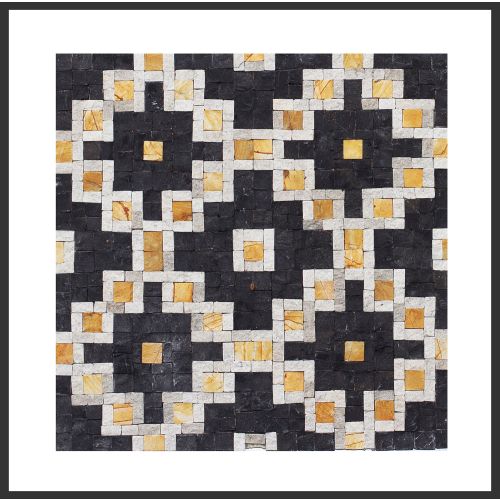 1 Fliese - Wand-Design - Naturstein Fliesen - Mosaik Design - Andalucia 029 - Design-Tiles
