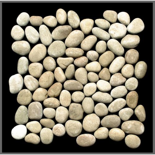 1 qm - SL-T121 - Maui River - Kieselstein - Mosaik - Fliesen - Naturstein - Bodenbelag -