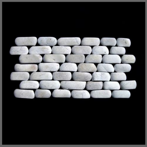 Mosaikfliesen White Wall - 1 qm