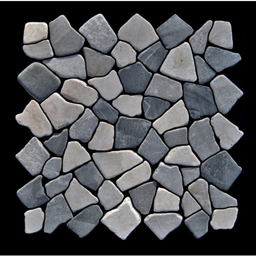 1 qm - M-008 - Mosaik - Naturstein - Fliesen - Marmor - Bruchsteinmosaik - Marmormosaik