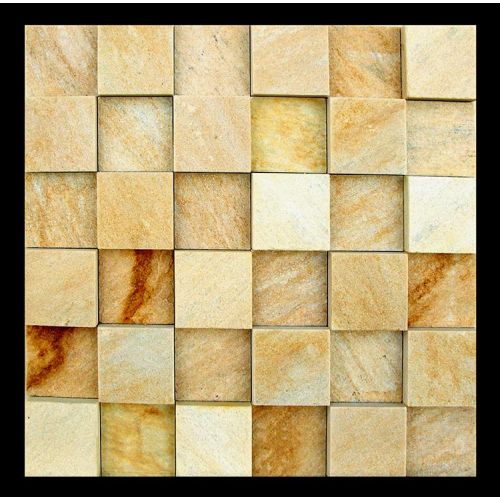 Mosaik Quarzit Aruba Block - 1 qm