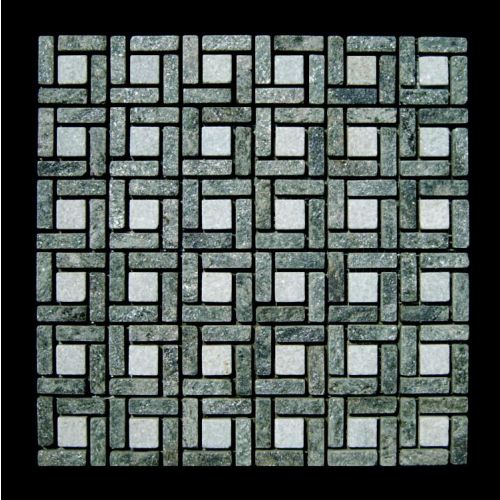 Mosaik Quarzit Green White - 1 qm