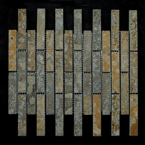 Mosaik Schiefer Tobago Rust - 1 qm