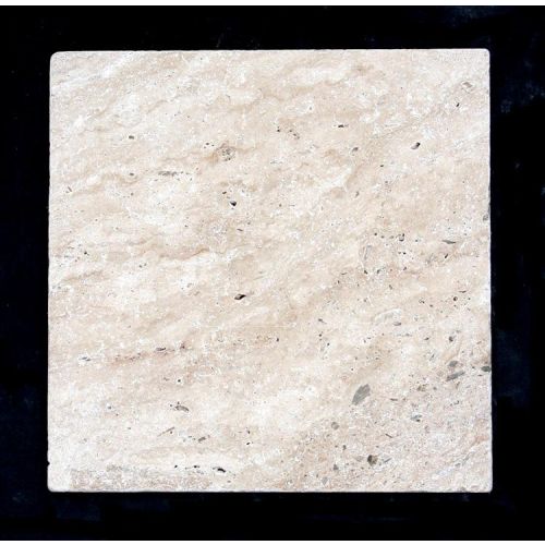 Naturstein Fliesen Travertin Classic Light 10 x 10 - 1 qm