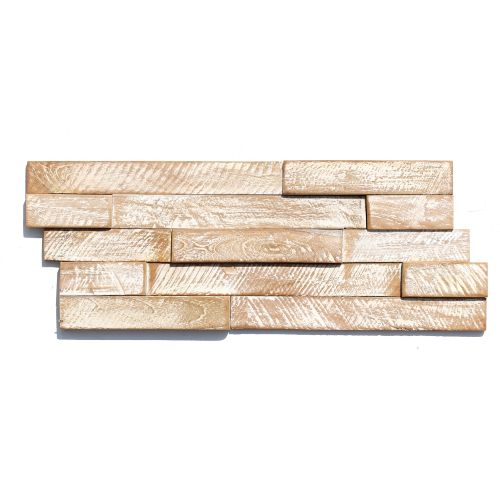 HO-012 - Kerinchi - Wanddesign - Wand-Verblender - Wandverkleidung - Teakholz - Echtholz Mosaik
