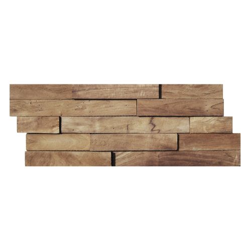 HO-002 - Lewotolo - Wanddesign - Wand-Verblender - Wandverkleidung - Teakholz - Holz Mosaik