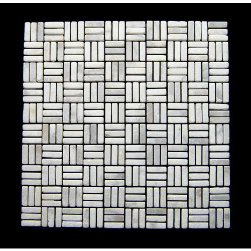 1 Fliese - LS-TMBW-15-009 - Marmor - Mosaik - Fliesen - Naturstein - Wand-Design - Boden-Design