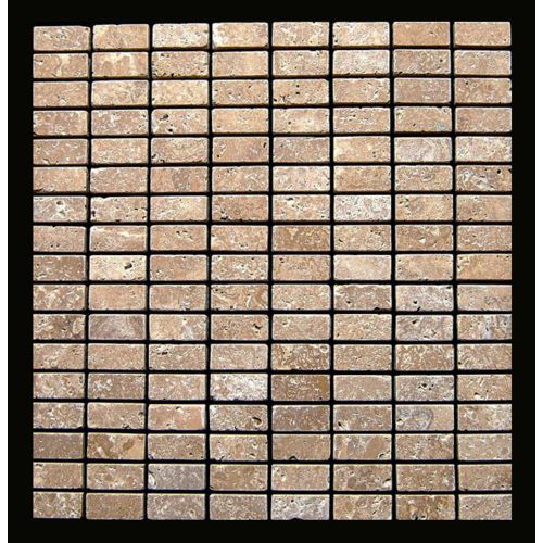 1 qm - LS-TMDA-16-003 - Travertin - Mosaikfliesen - Natursteinmosaik - Wandfliesen - Bodenfliesen