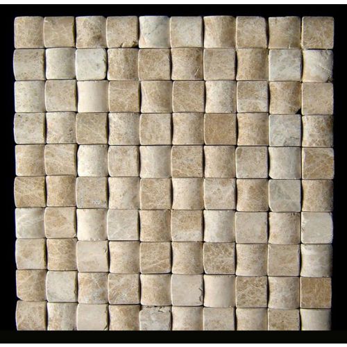 1 qm - LS-TMRM-08-001 - Travertin - Mosaikfliesen - Natursteinmosaik - Wandfliesen - Wand-Verblender