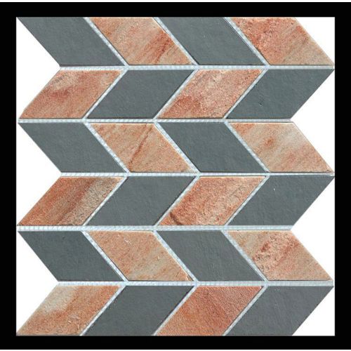 1 Fliese - MI-MO07AR07QT03 - Quarzit - Schiefer - Naturstein - Mosaik - Fliesen - Wand-Design - Wand-Verkleidung - Boden-Design