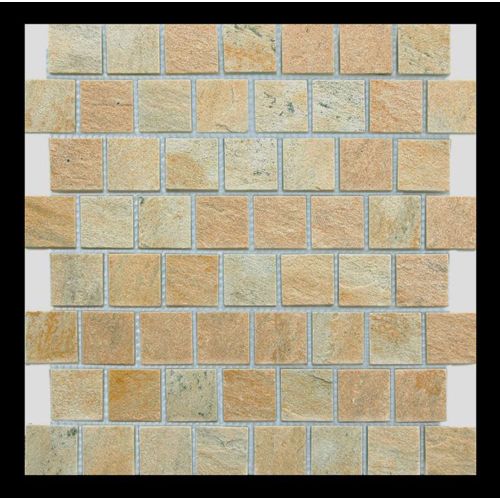 1 Fliese - MI-MO20QT02 - Quarzit - Naturstein - Mosaik - Fliesen - Wand-Design - Wand-Verkleidung - Boden-Design