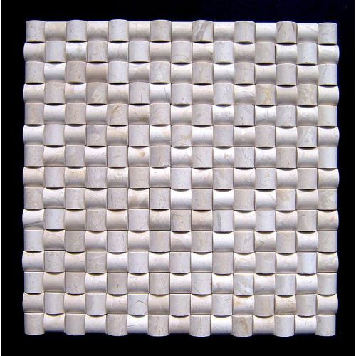 1 qm - RO-F3001 - Marmor - Mosaikfliesen - Naturstein - Wandfliesen - Marmormosaik
