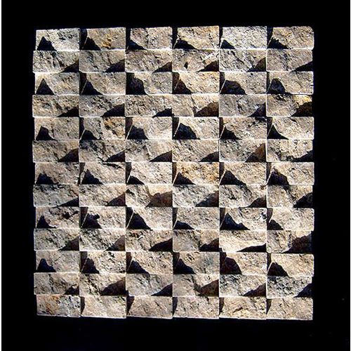 1 qm - RRO-F3505 - Travertin - Mosaikfliesen - Natursteinmosaik - Wandfliesen - Wand-Verblender