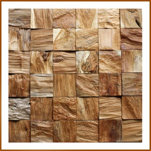 1 qm - HO-017 - Teak-Holz - Wand-Verblender - Holz-Design - Holz-Verkleidung - Wand-Verkleidung -