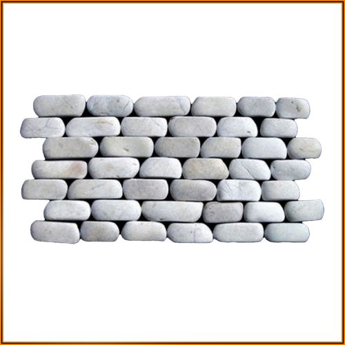 Mosaikfliesen White Wall - 1 qm