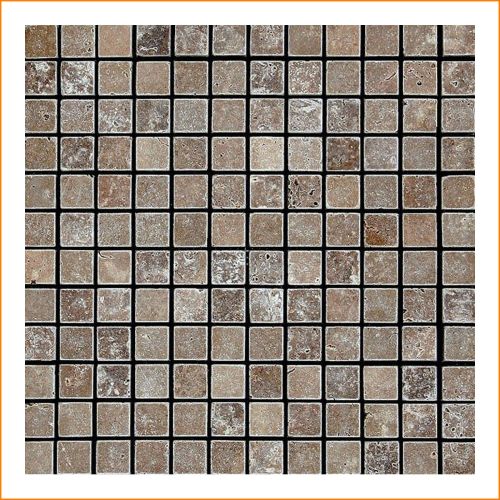 1 Fliese - LS-4303202 - Travertin - Mosaik - Fliesen - Naturstein - Wand-Design - Boden-Design