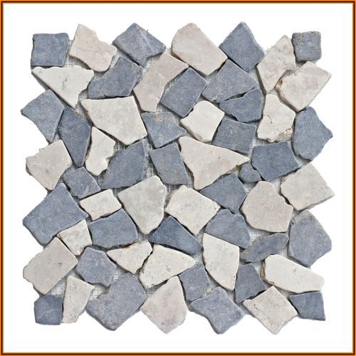 1 qm - M-008 - Mosaik - Naturstein - Fliesen - Marmor - Bruchsteinmosaik - Marmormosaik