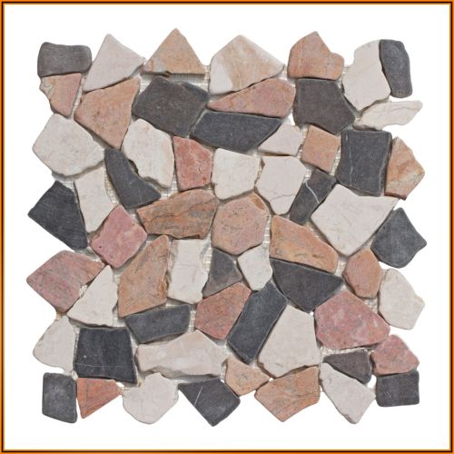 1 qm - M-015 - Mosaik - Fliesen - Bruchstein-Mosaik - Marmor-Mosaik