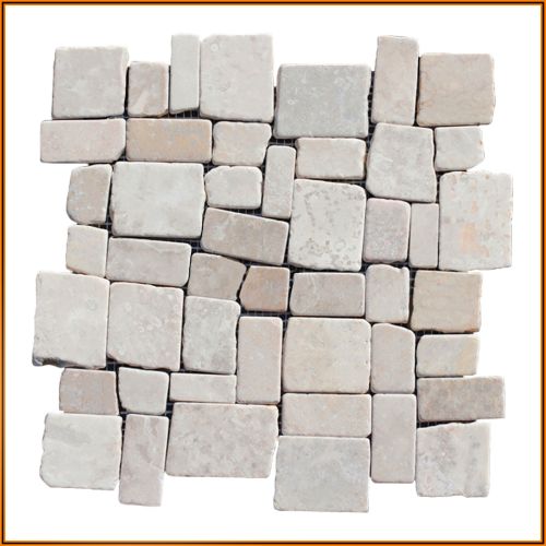 1 qm - M-020 - Mosaik - Natursteinfliesen - Bruchsteinmosaik - Marmormosaik