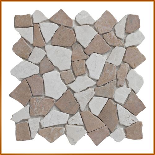 1 qm - M-022 - Mosaik - Fliesen - Bruchstein-Mosaik - Marmor-Mosaik