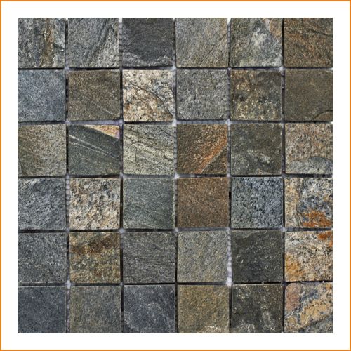 1 Fliese - RS-Q-008 - Quarzit - Naturstein - Mosaik - Fliesen - Wand-Design - Wand-Verkleidung - Boden-Design