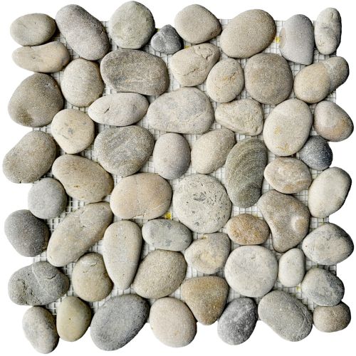 Kieselstein Mosaik grau