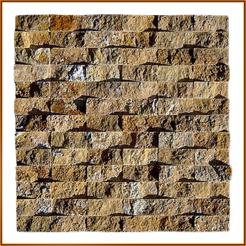 1 qm - RO-F3603 - Travertin - Mosaikfliesen - Natursteinmosaik - Wandfliesen - Wand-Verblender