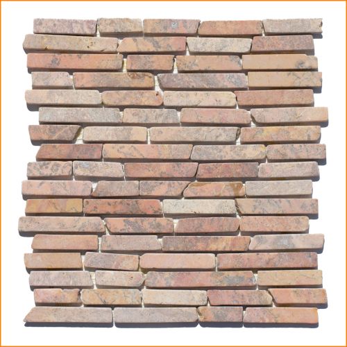 1 Mosaikfliese - ST-432 - Mosaikfliesen - Naturstein - Fliesen - Marmor - Wand-Design - Wand-Verblender