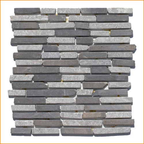 1 Mosaikfliese - ST-437 - Mosaikfliesen - Naturstein - Fliesen - Marmor - Wand-Design - Wand-Verblender