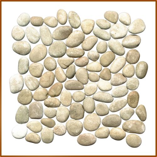 1 qm - SL-T121 - Maui River - Kieselstein - Mosaik - Fliesen - Naturstein - Bodenbelag -