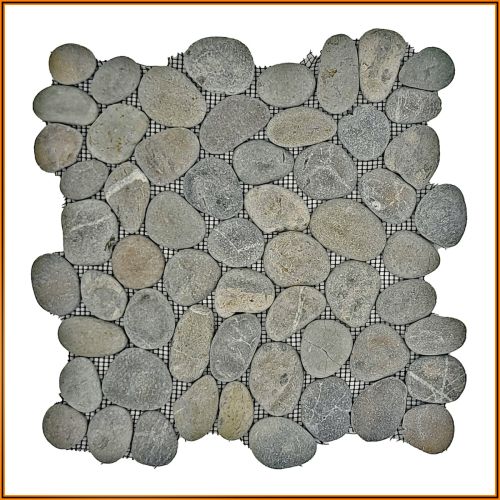 1 qm - SL-T122 - Indian Pearls - Kieselstein - Mosaik - Fliesen - Naturstein - Bodenbelag -