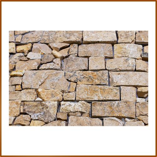 1 qm - W-002 - Wall Stone - Travertin - Wand-Verblender - Wandverkleidung - Naturstein - Wand-Design