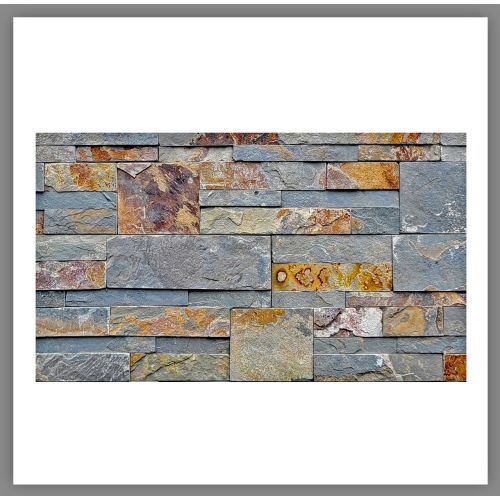 1 qm - W-009 - Wall Stone - Schiefer - Wand-Verblender - Wand-Verkleidung - Naturstein - Wand-Design